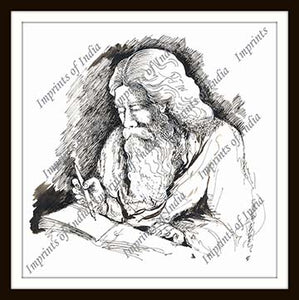 Rabindranath Tagore Oil Pastels colour Drawing Tutorial  Step by Step  Drawing for Beginners  YouTube